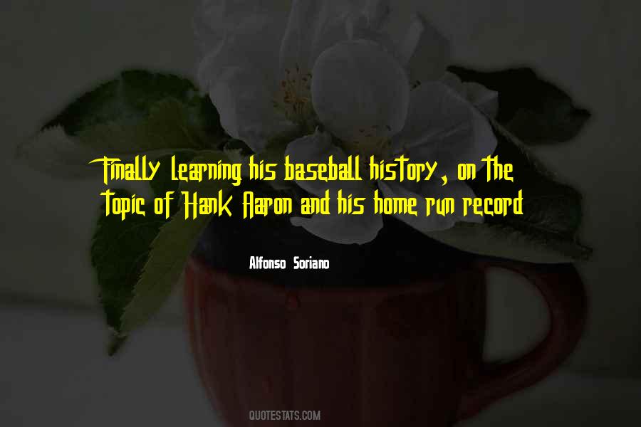 Baseball History Quotes #237062