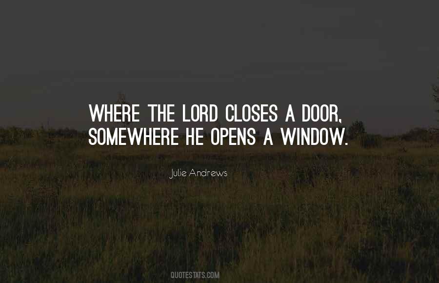 Door And Window Quotes #1786836