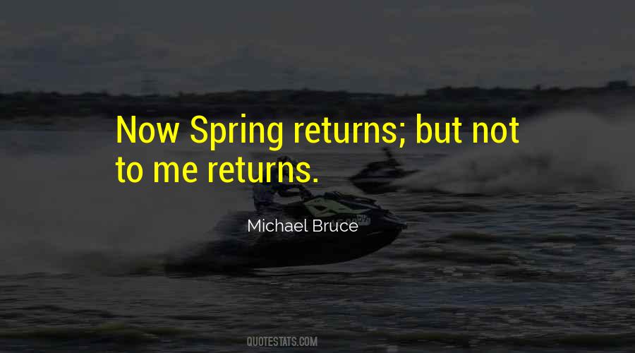 Quotes About The Return Of Spring #1628170