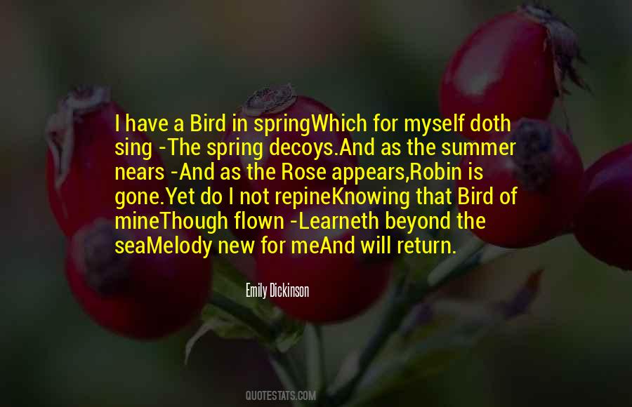 Quotes About The Return Of Spring #585066