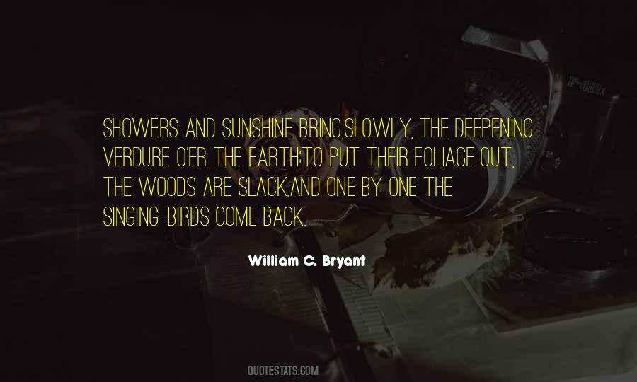 Birds Are Singing Quotes #813269