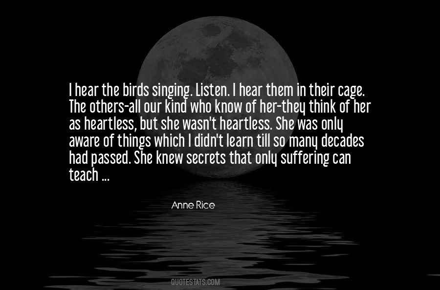 Birds Are Singing Quotes #986362