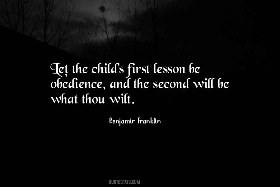 Child Comes First Quotes #71911