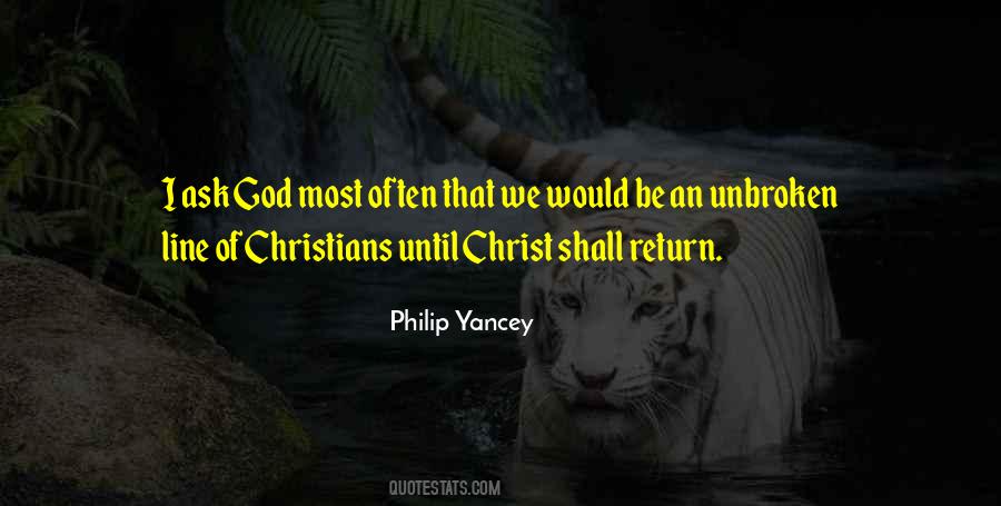 Quotes About The Return Of Christ #871247