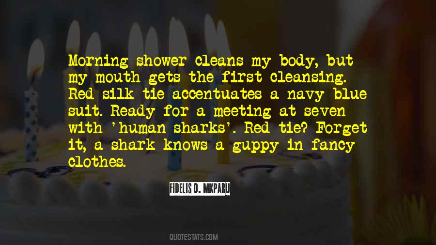 Navy Blue Suit Quotes #1190203