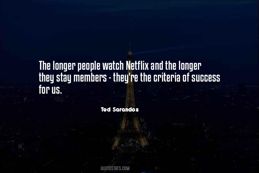 Sarandos Ted Quotes #149568