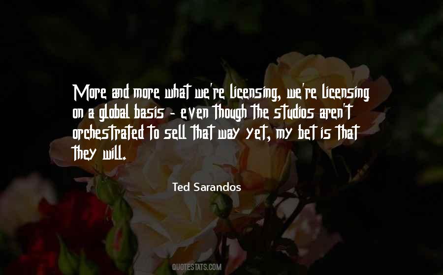 Sarandos Ted Quotes #70914