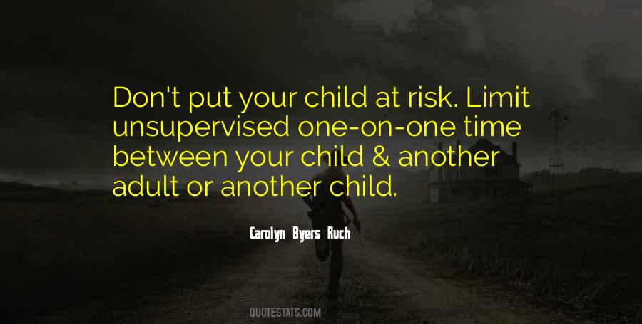 Child Supervision Quotes #1384252