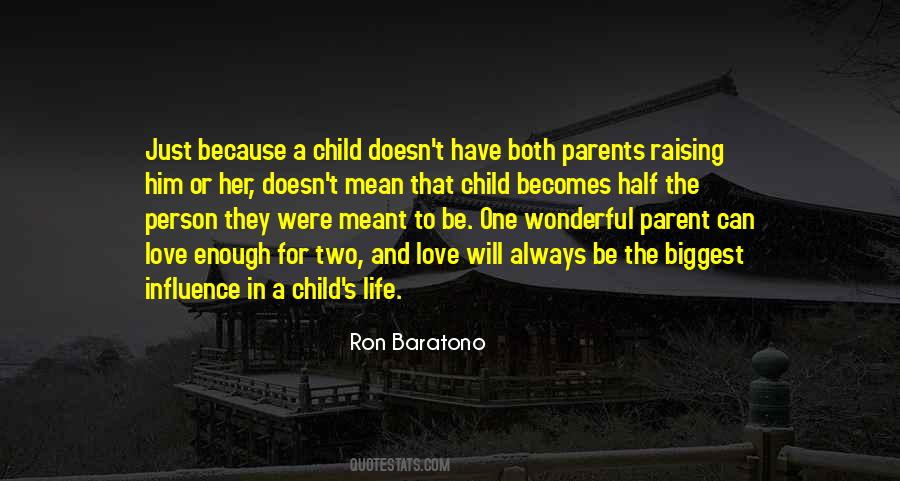 Child To Parent Love Quotes #107592