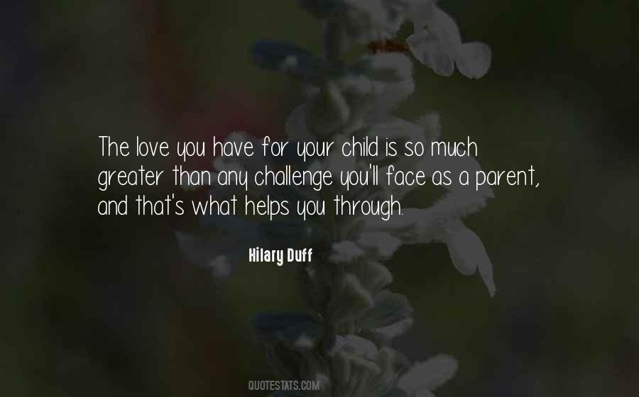Child To Parent Love Quotes #1436279