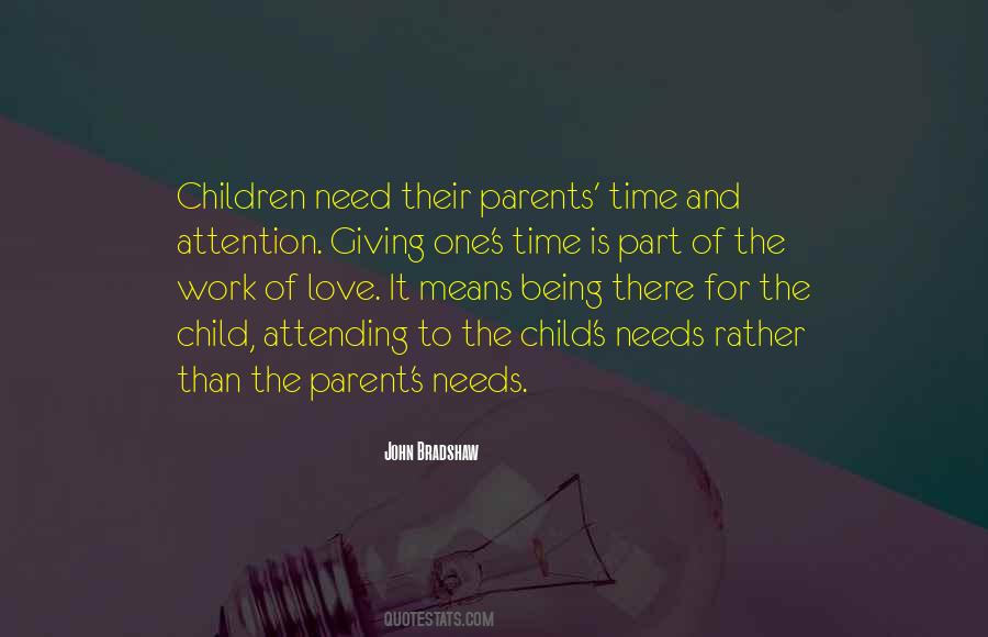 Child To Parent Love Quotes #1488356