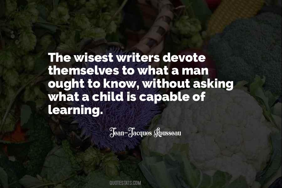 Child's Learning Quotes #513282