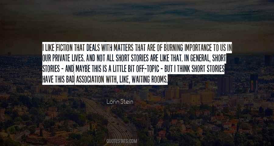 General Fiction Quotes #552781