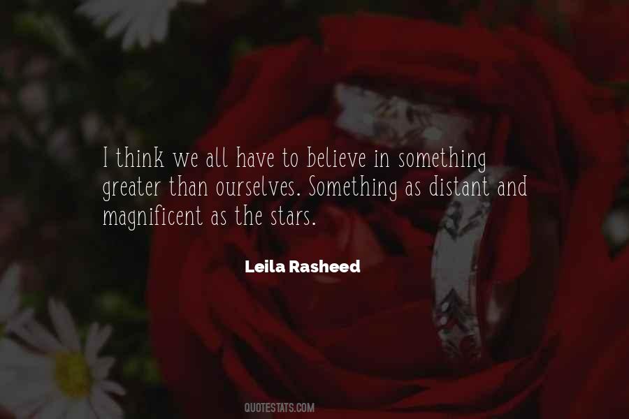 Believe In Something Quotes #1272626