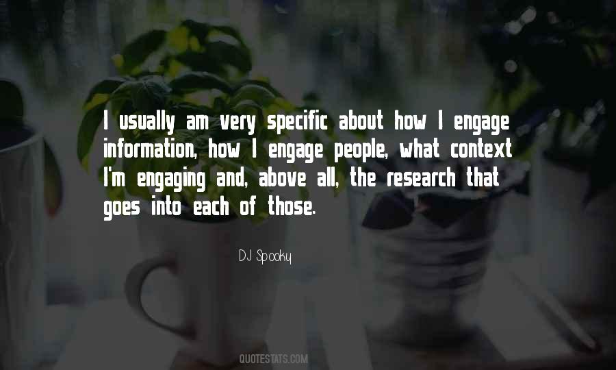 Engaging People Quotes #597296