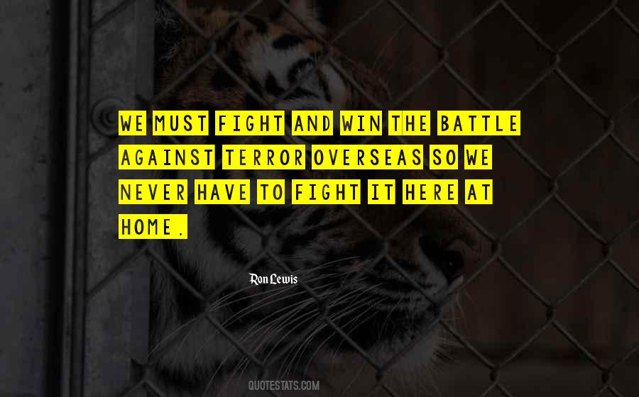 Fight To Win Quotes #456430