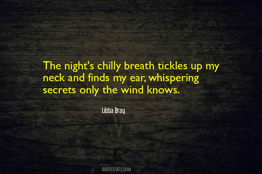Chilly Night Quotes #886157