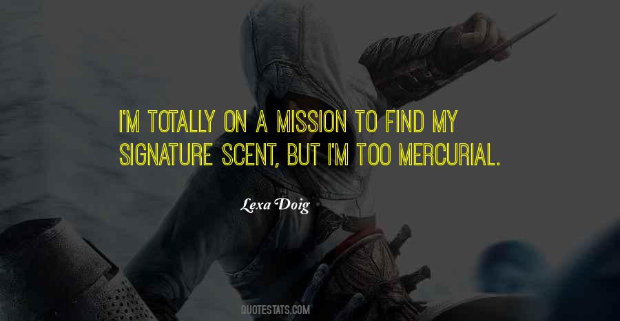 Signature Scent Quotes #527274