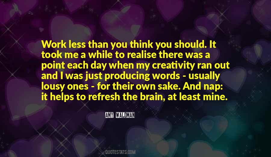 Creativity At Work Quotes #298601