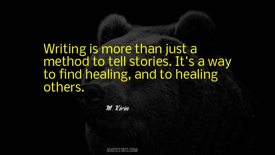 Stories Writing Quotes #42606