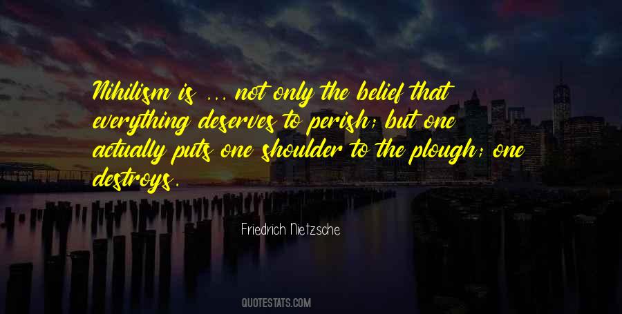 Violence And Nihilism Quotes #1864785