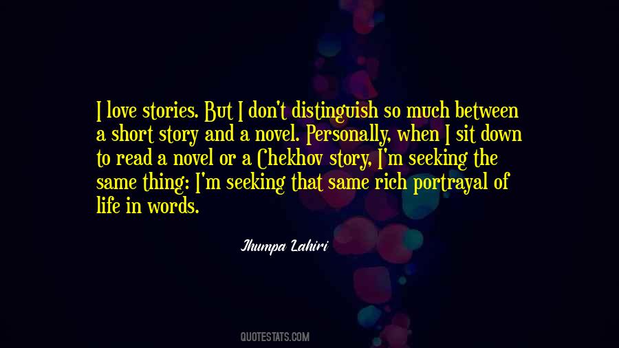 Life Short Stories Quotes #1053897