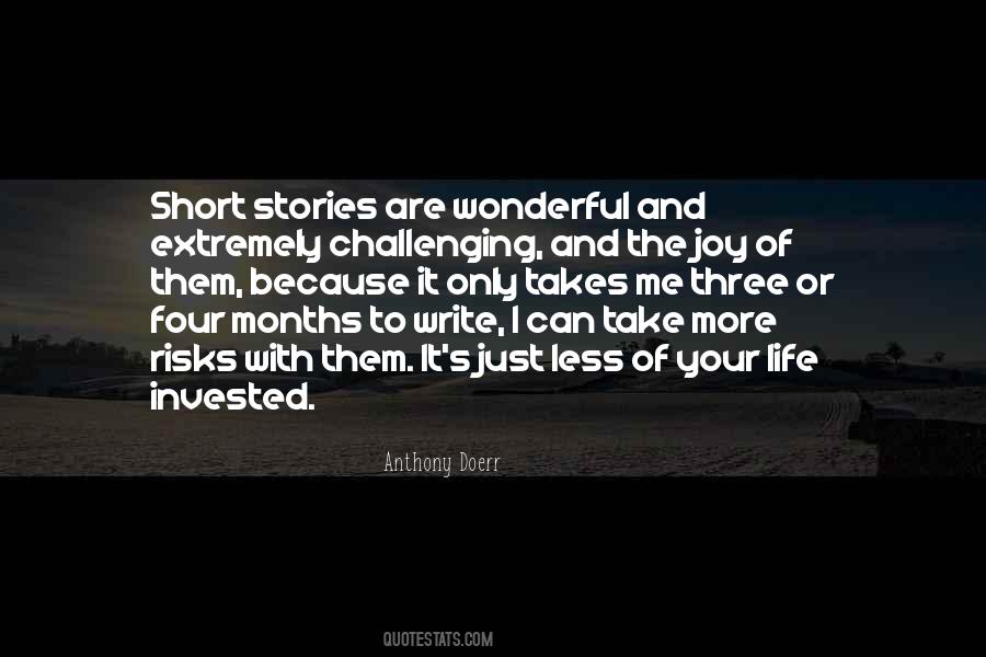 Life Short Stories Quotes #607906