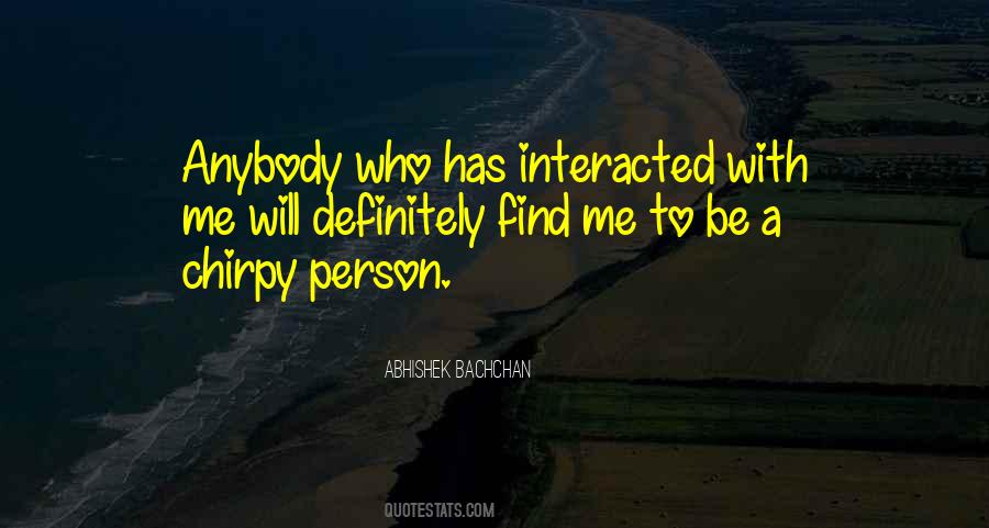 Chirpy Quotes #1081646