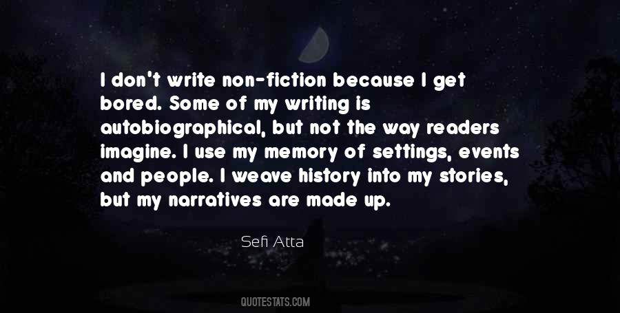 Fiction And History Quotes #478955