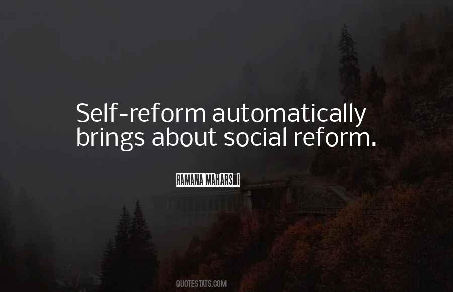 Social Reform Quotes #1645725