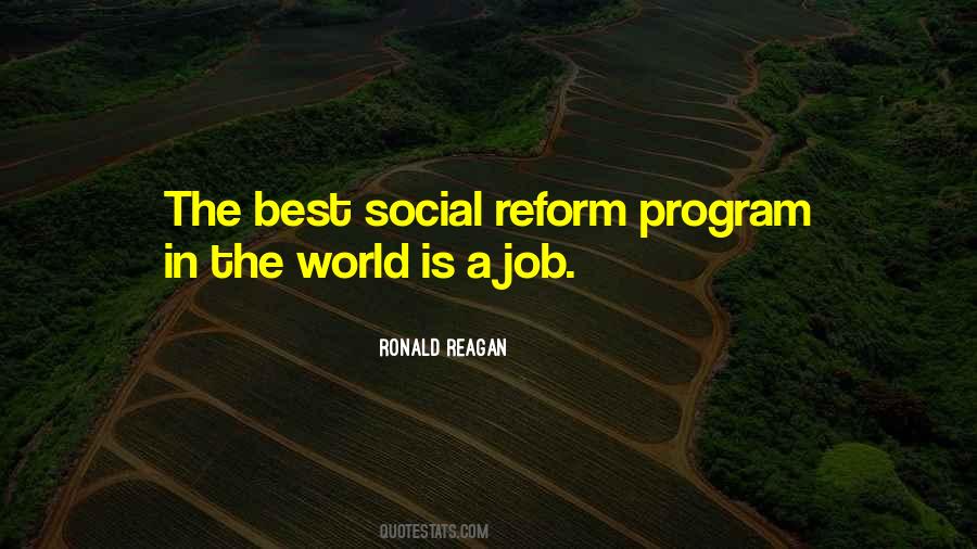 Social Reform Quotes #427418