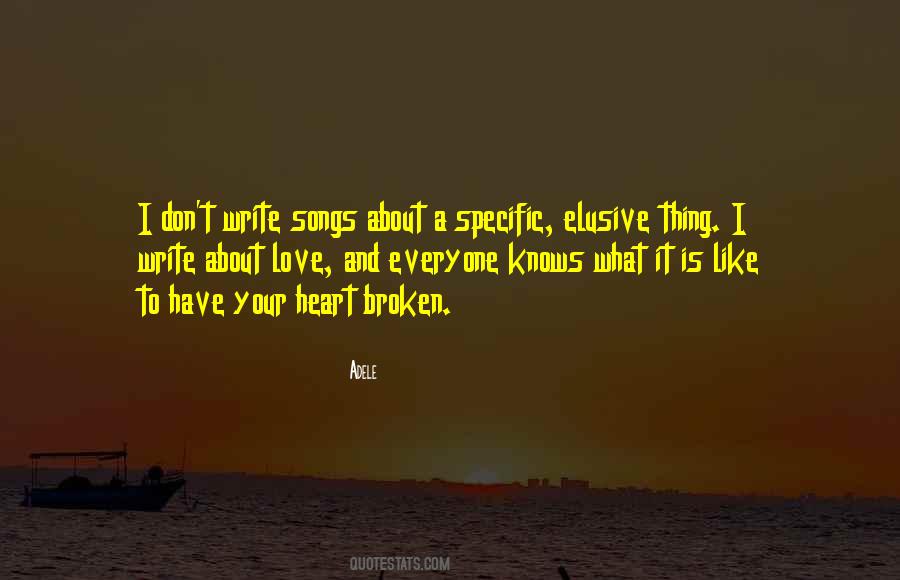 Elusive Love Quotes #1709277