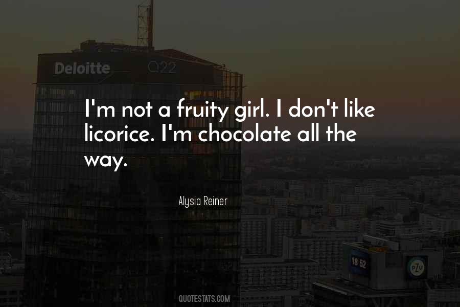 Chocolate And Girl Quotes #313321