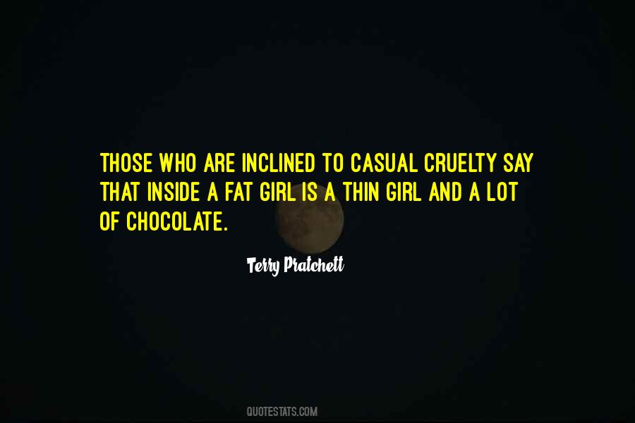 Chocolate And Girl Quotes #362662