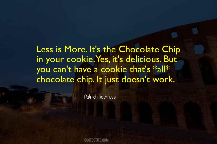 Chocolate Chip Cookie Quotes #1242877