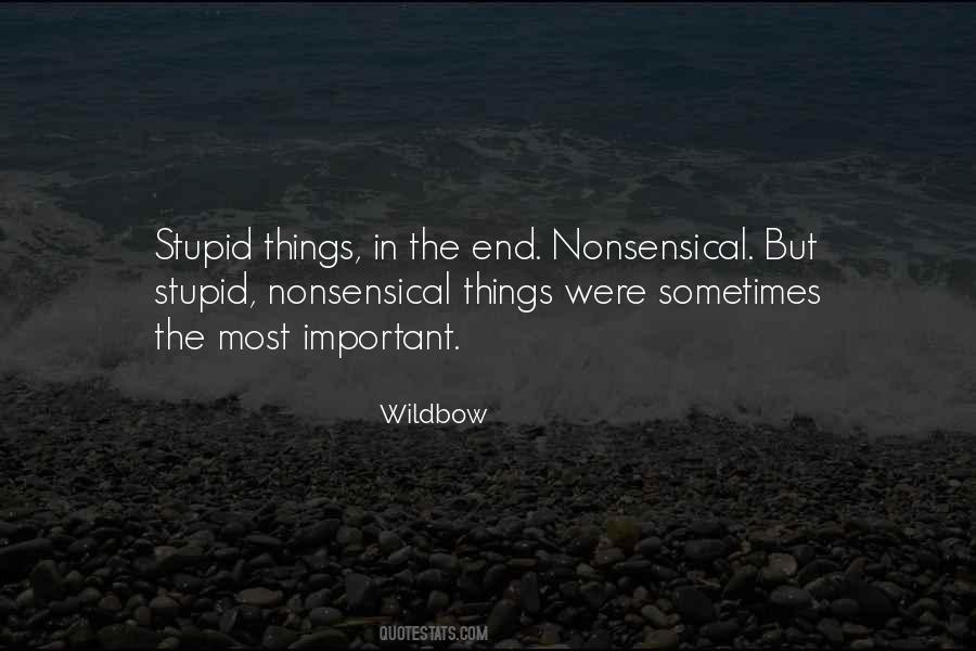 Most Nonsensical Quotes #1383488