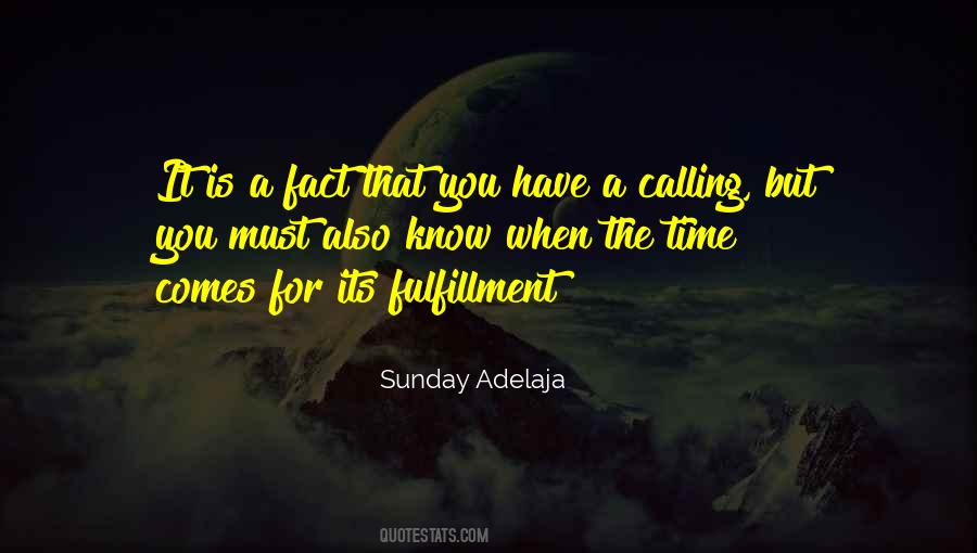 Quotes About Life Calling #133515