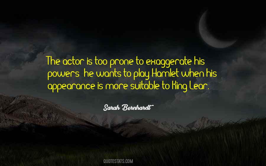 Over Exaggerate Quotes #260624