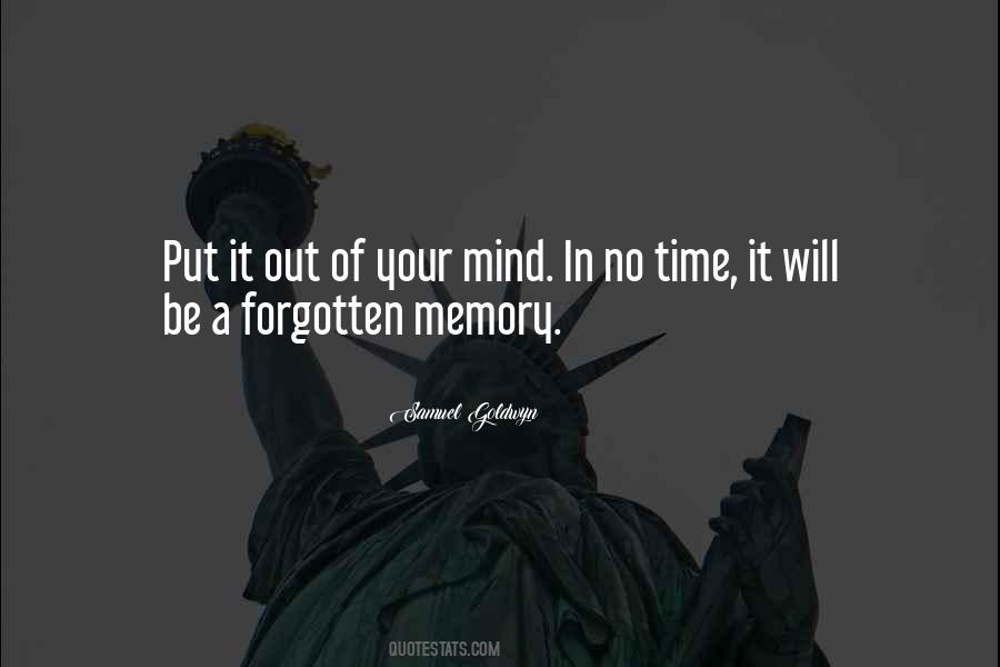 Time Forgotten Quotes #461223