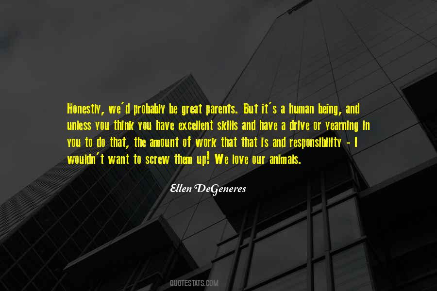 Love And Responsibility Quotes #84796