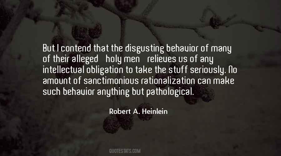 Disgusting Behavior Quotes #1804215