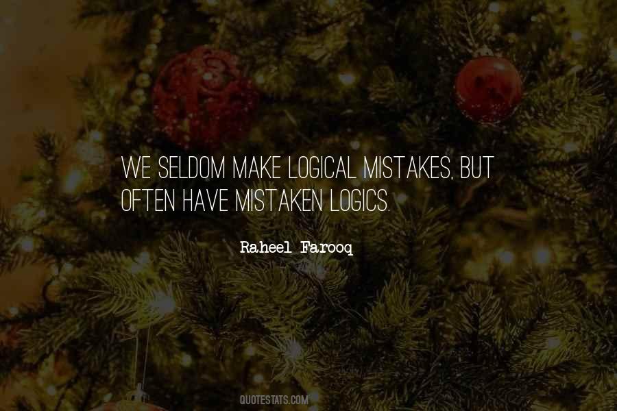 Logical Mistake Quotes #1801939