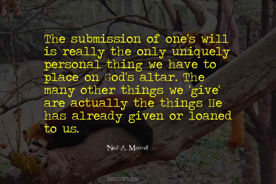 Altar Of God Quotes #296192