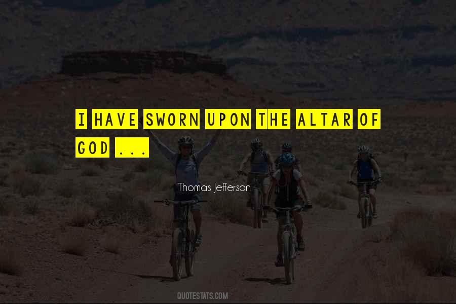 Altar Of God Quotes #679652