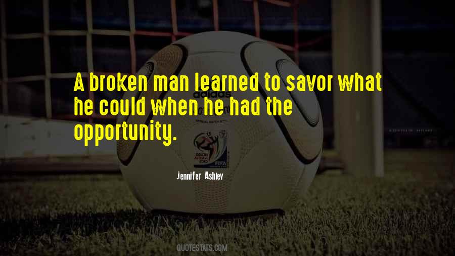 Broken Man Quotes #457444