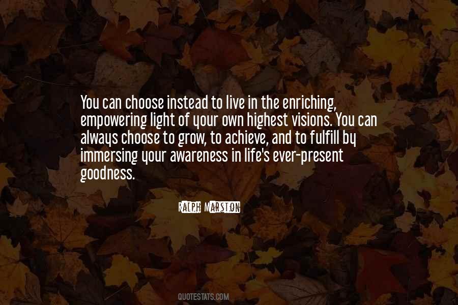 Choose Your Own Life Quotes #977071