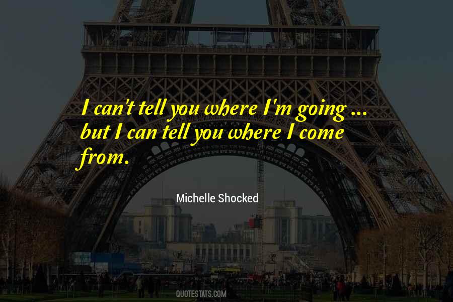 Where I Come From Quotes #1075119