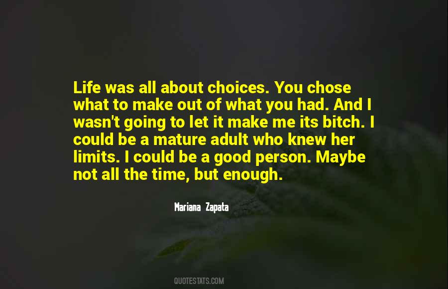 Chose Her Quotes #491610