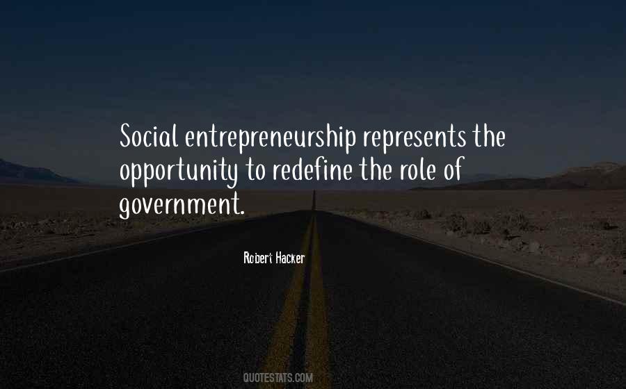 Entrepreneurship Opportunity Quotes #1185504