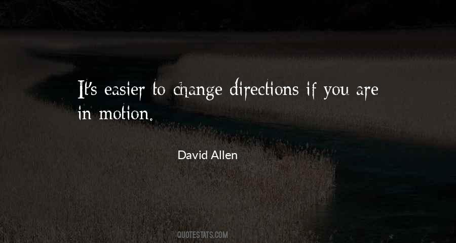 Change Directions Quotes #42305